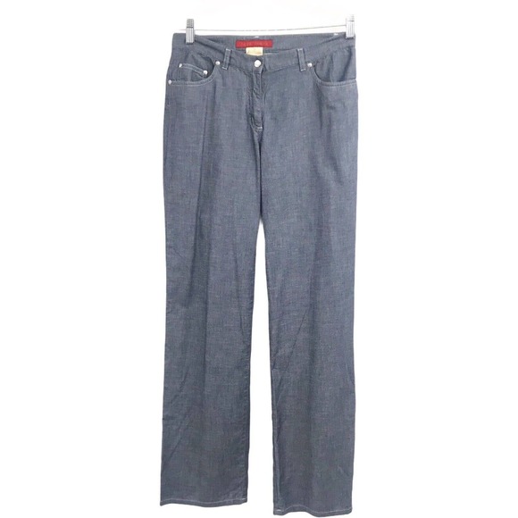 FCUK WOMEN'S SIZE 10 MID RISE BLUE JEANS - Picture 3 of 9